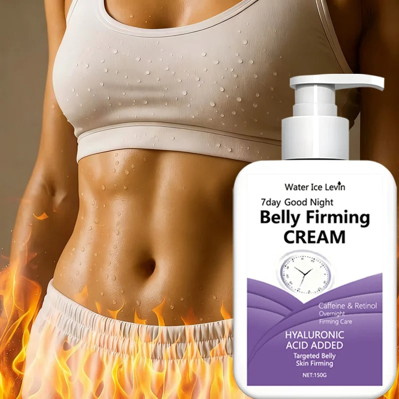 7-Day Good Night Belly Firming Cream with Caffeine & Retinol - Overnight Targeted Firming Care