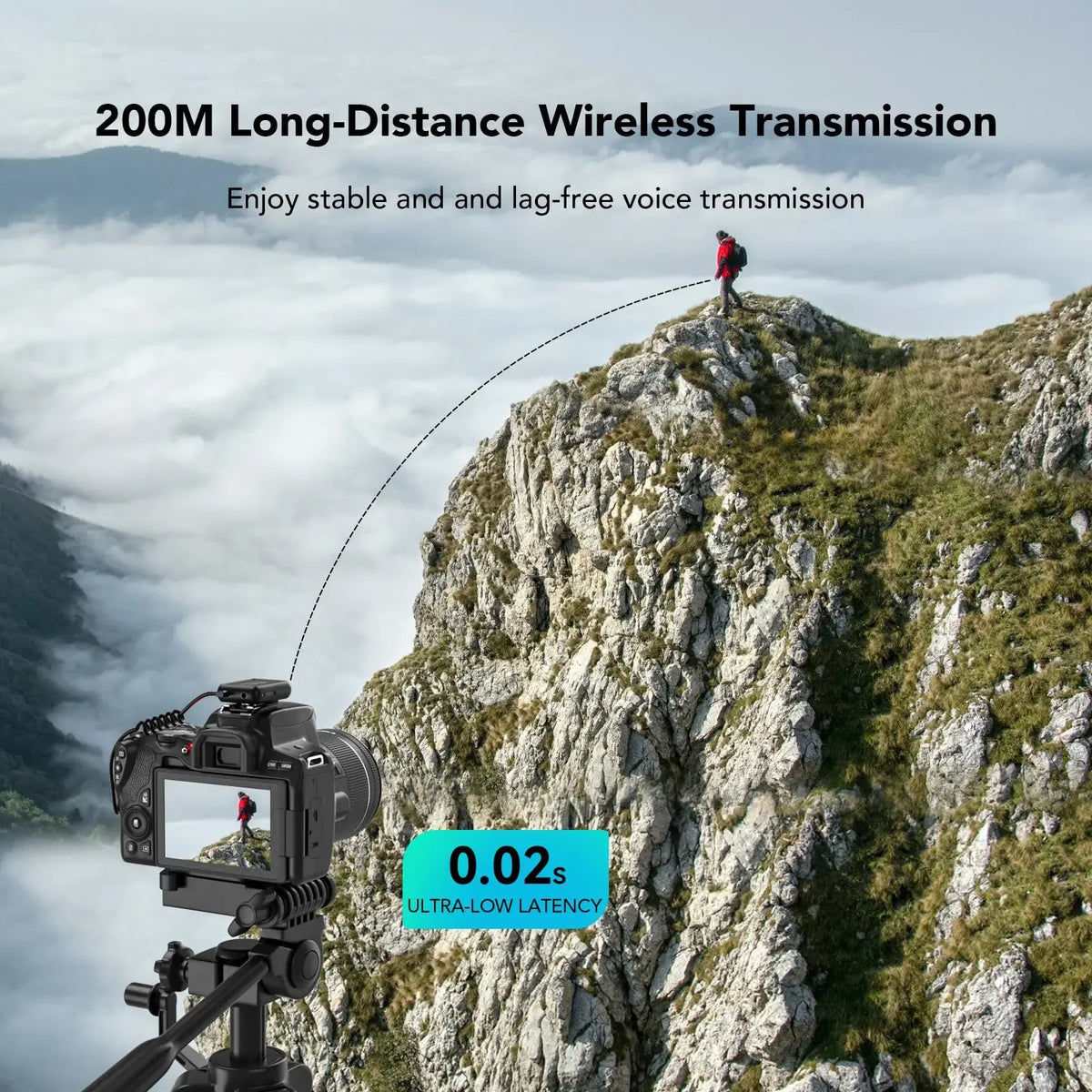 Wireless Lavalier Microphone – Plug & Play with Noise Reduction