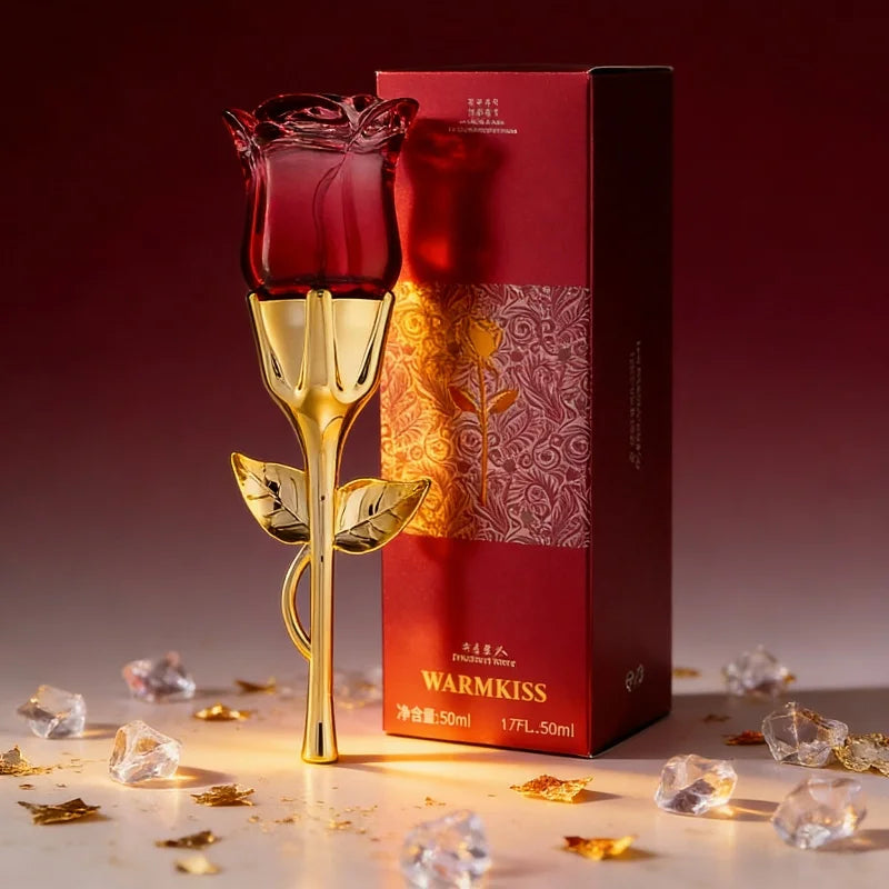 50ML Midnight Rose Perfume for Women - Long-Lasting Floral Fresh Elegant Body Spray Pheromone Gift Charming Light Fragrance