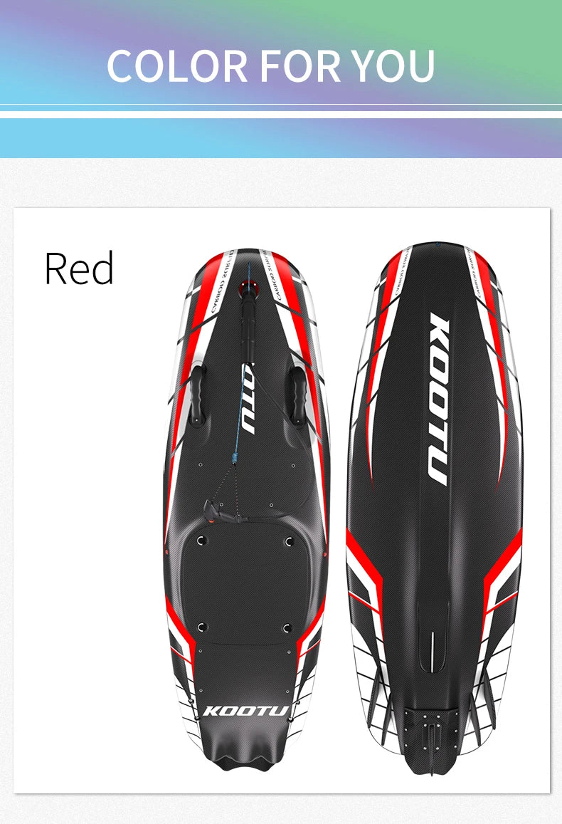 KOOTU Jet Surfboards Full Carbon Fiber Surfboards Fuel-powered surfboard 109cc Power Electric Surfboards Water Surfboards