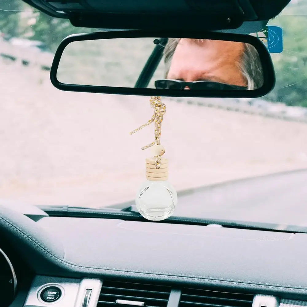 Hanging Car Diffuser Car Air Freshener Perfume Bottle Car Air Freshener Perfume Bottle Aromatherapy Fragrance Essential Oil