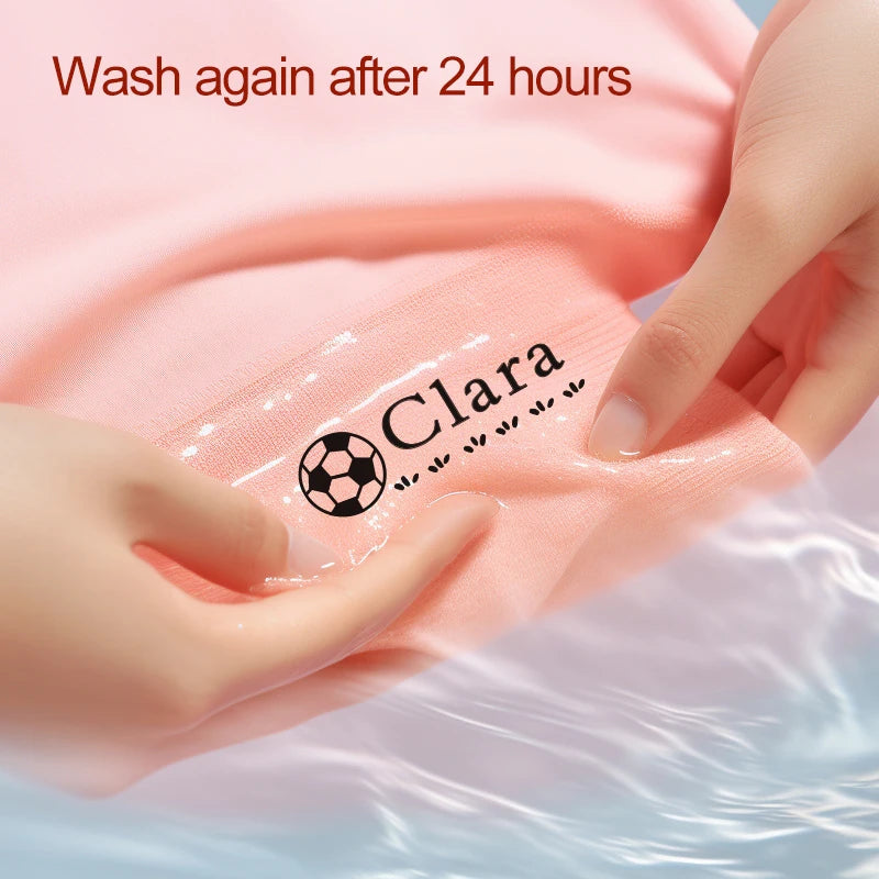 ‌Waterproof Personalized Stamp for Fabric,Custom Name Label Maker,Washable&Reusable Clothing Stamp,DIY Durable Laundry Organizer