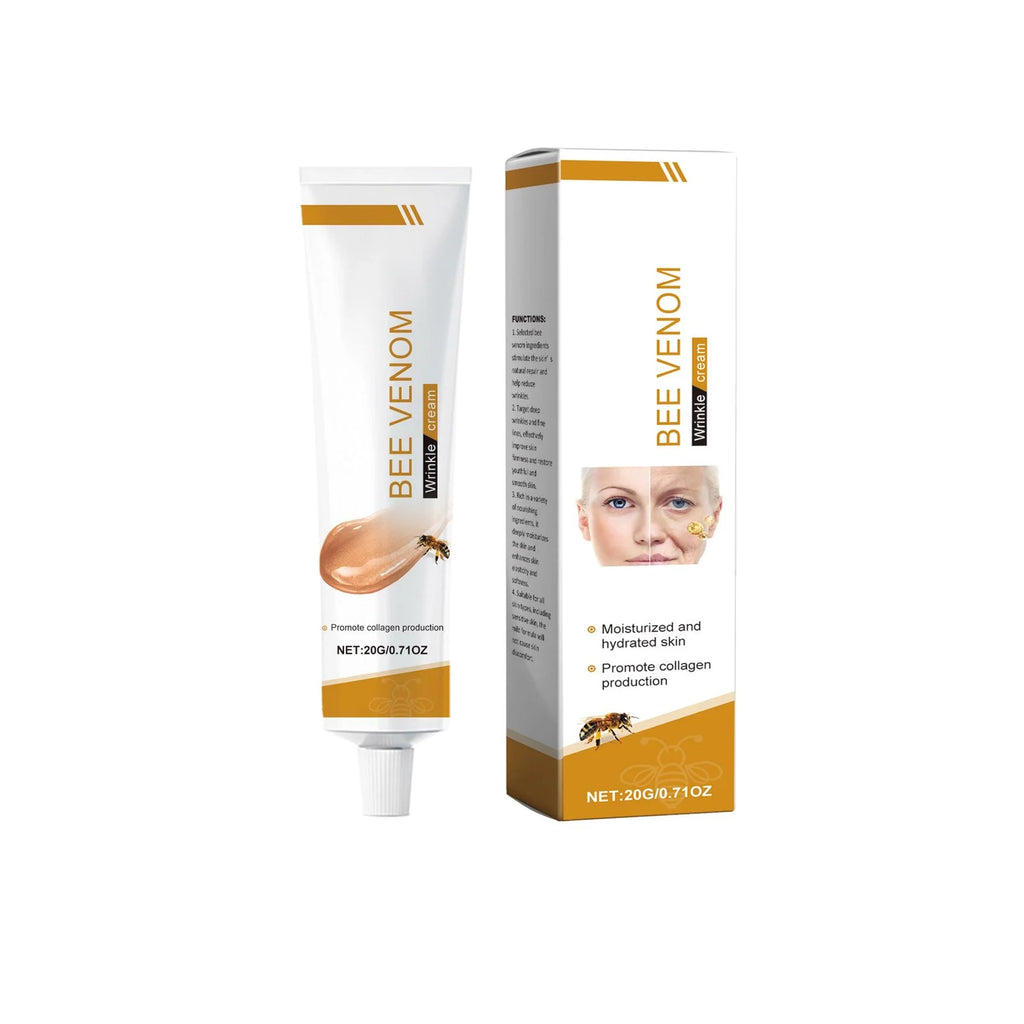 Bee Venom Wrinkle Removal Cream Anti Sagging Antioxidant Moisturizing Facial Lifting Tighten Skin Care Bee Venom Face Cream 20g