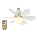 E27 with Remote LED 30W Ceiling Fan Light  Dimming Function  Suitable for Living Room Study and Home Use 85-265V