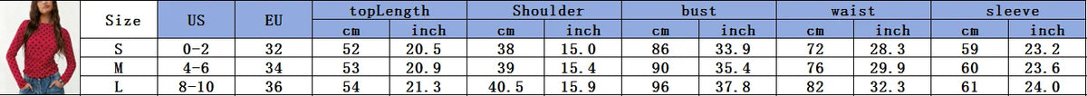 Combhasaki Women Y2k Vintage Polka Dot T-Shirts Slim Long Sleeve Round Neck Side Ruched Pullovers Shirt Tops Fall Winter Clothes