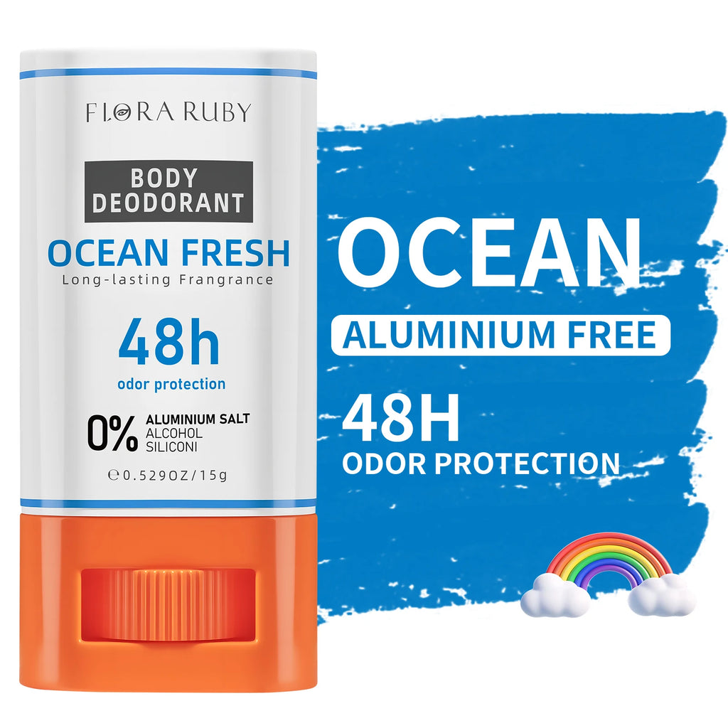 Deodorant Women & Perfume Balm Long-Lasting 48H Pure Sport Fragrance  Scent Deodorizing Preparations Men，Travel Attire 15g/0.6OZ