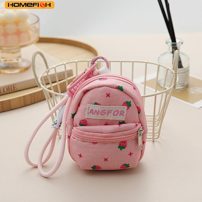 HOMEFISH Women's Bag Pendants Lipstick Earphones Mini Storage Bag Trendy Versatile Bag Accessories Multifunctional Coin Purses