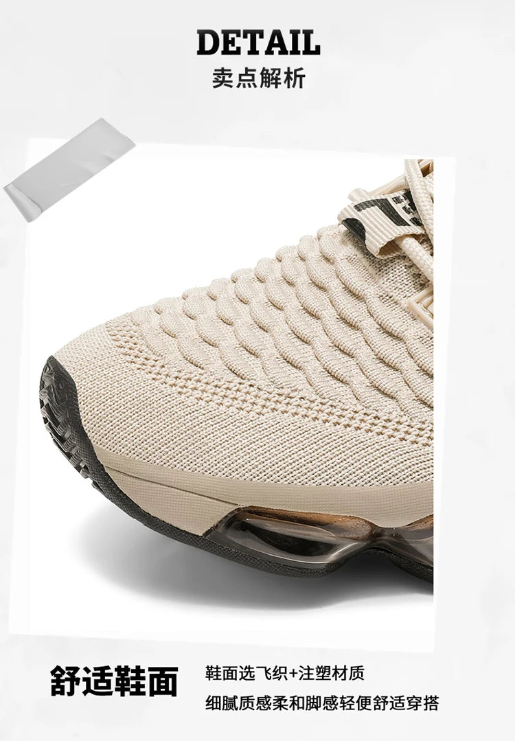 Men's Casual Sneakers Breathable Luxury Trainer Race Shoes Fashion Loafers Running Shoes for Male