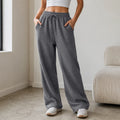 Women Summer Sweatpants 14 Colors Wide Leg Loose Fit Sports Pants Comfortable Drawstring Elastic Waist Casual Streetwear Joggers