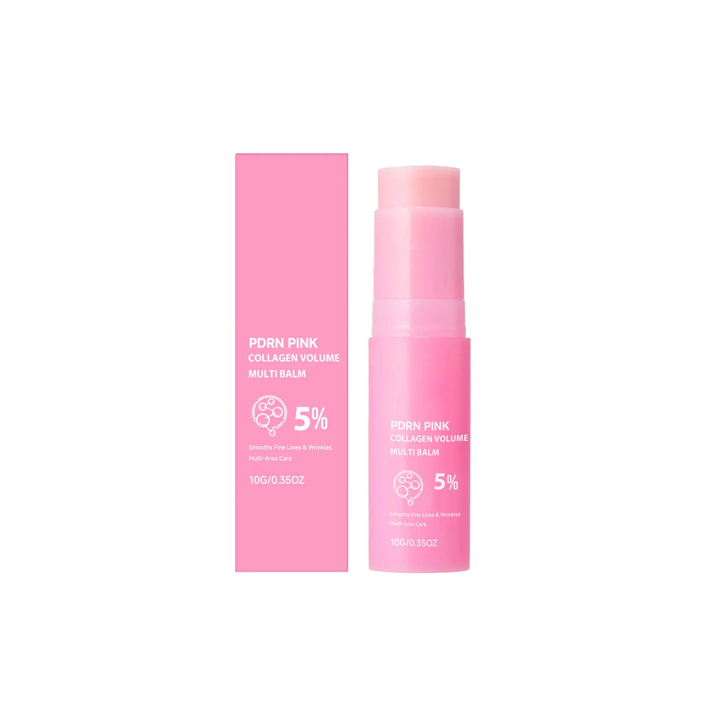 Moisturizing Balm Stick Collagen Hydrating Smoothing Nourishing Face Neck Care Silky Lightweight Portable Skincare Cream Stick