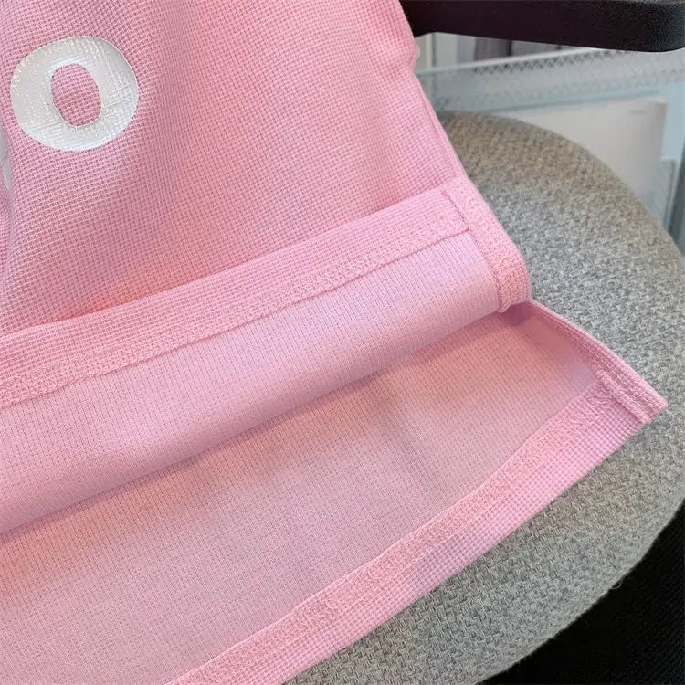 New 4 -14 Years  Summer Girls Clothing Set Letter Print Sleeveless T-shirt + Heart Shorts Pants 2pcs Suit Kids Leisure Outfit