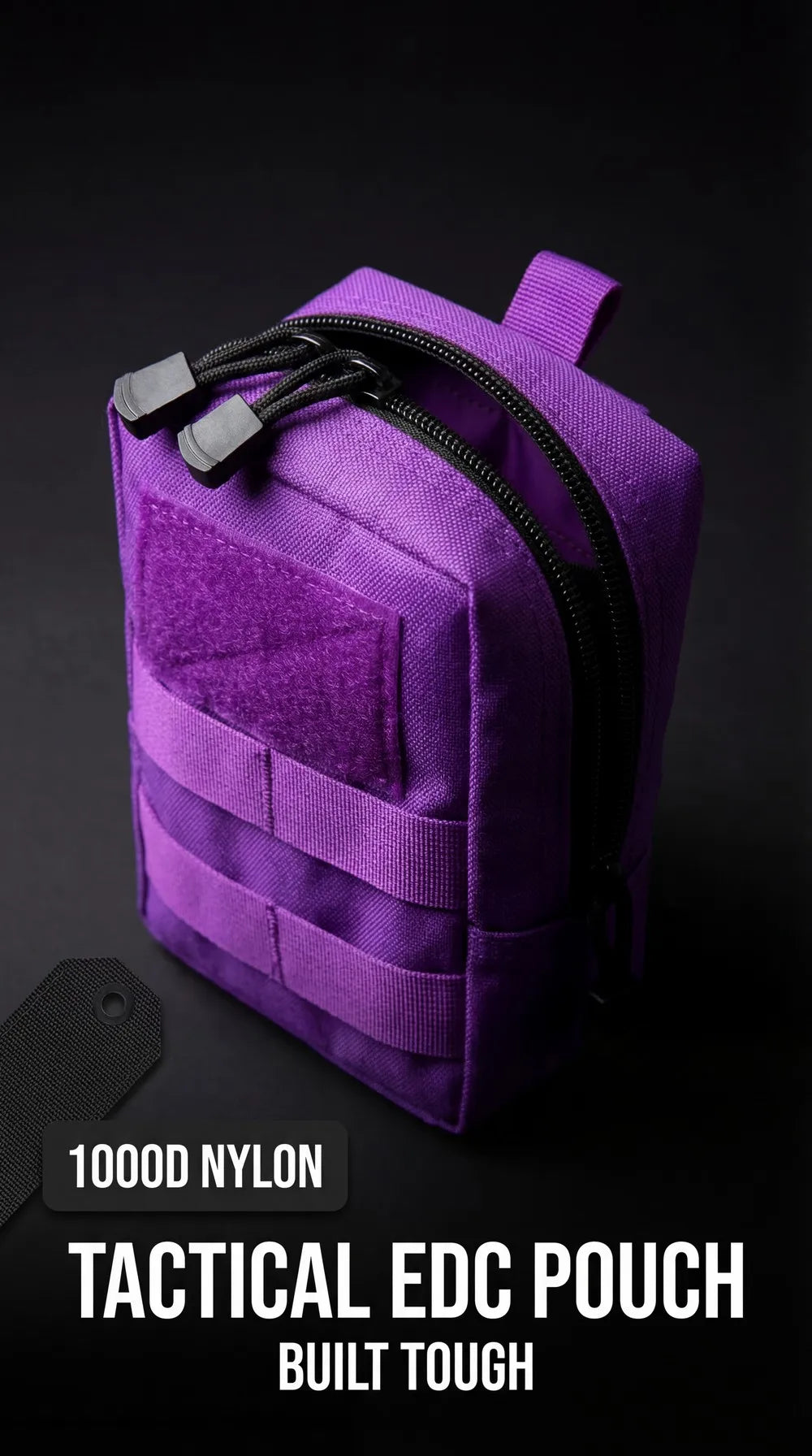 Tactical MOLLE Pouch EDC Utility First Aid Kit Bag Outdoor Waist Pack Water Resistant Nylon Gear Organizer for Hiking Camping