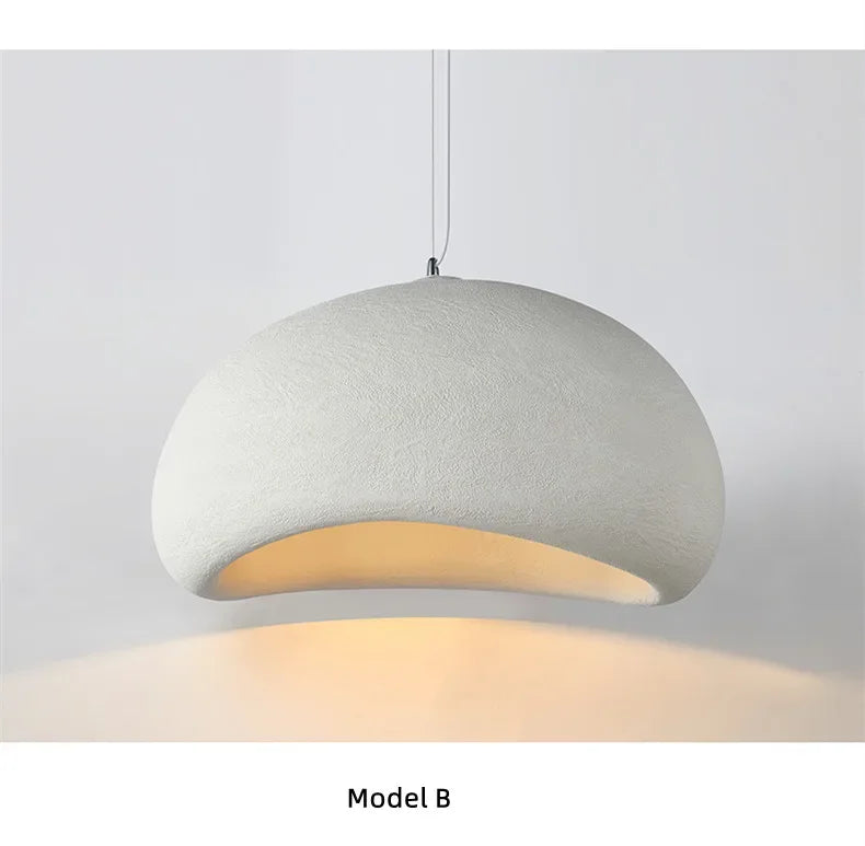 Minimalism Wabi Sabi LED Pendant Lamps For Living Dining Room Restaurant Loft Decor Hanging Chandelier Art Suspension Luminaire