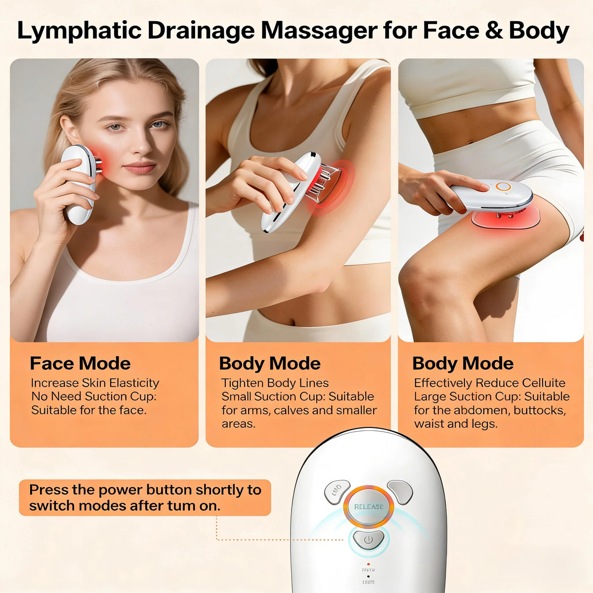 Face and Body Sculpting Massager Anti Cellulite Facial Machine Fat Burner Shaping Slimming Device Lose Weight Skin Care Tool
