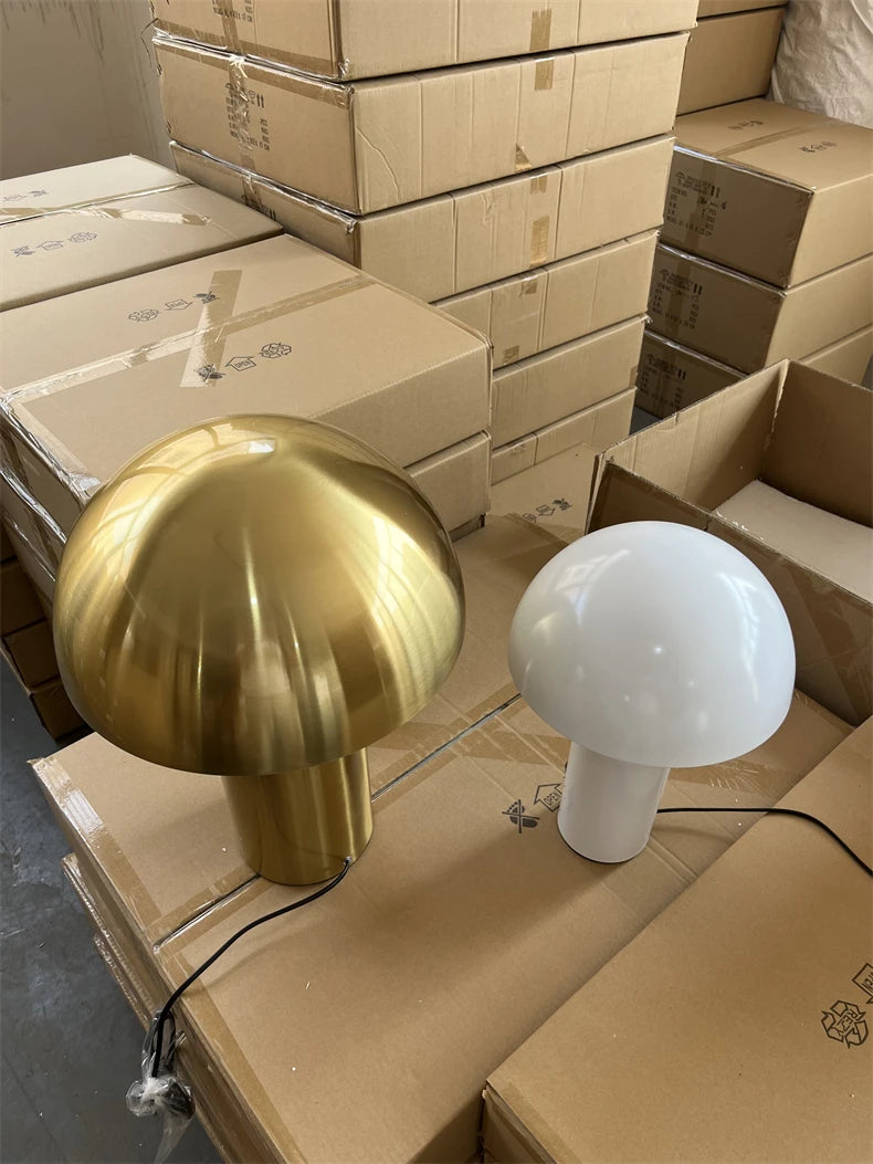 Italian Designer Mushroom Table Lamp Led Desk Light