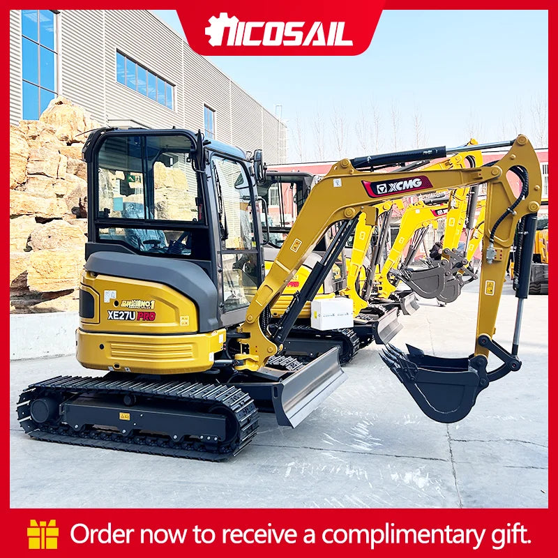 2026 Mini Digger Cheap Price 22kN Bucket Digging Force 36kN Traction for Farmland Renovation Mini Excavator