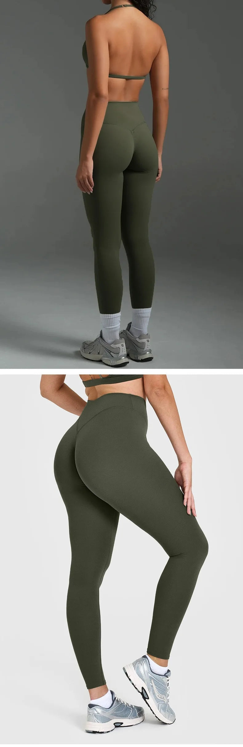 2PCS Women Yoga Set Solid Color Beautiful Back Hanging Neck Bra with Chest Pad Quick-Dry Fitness Running Shorts Yoga Set