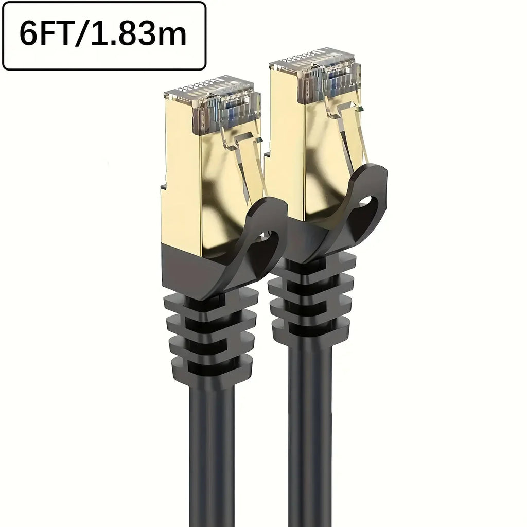 High Speed 26AWG Cat8 LAN Network Wire, In Wall RJ45 Cable 40Gbps 2000Mhz SFTP Patch Cord, Cat 8 Ethernet Cable