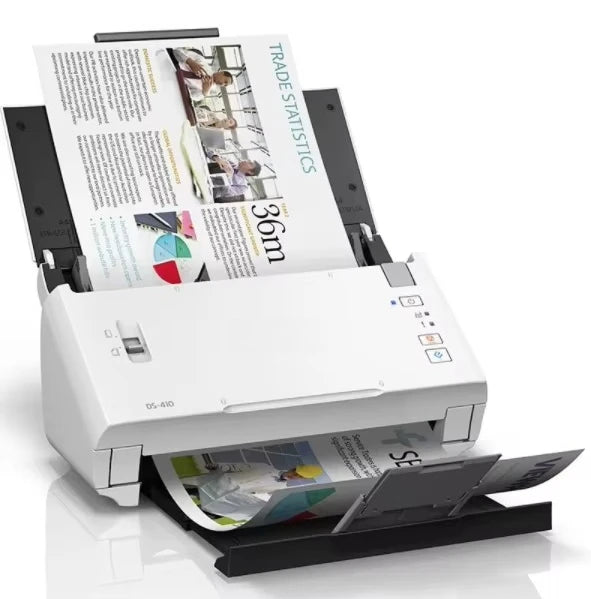 DS410 CIS OCR ID & Passport Scanner Document USB2.0 Interface Stock Flatbed Auto Duplex Desktop Scanner 600dpi