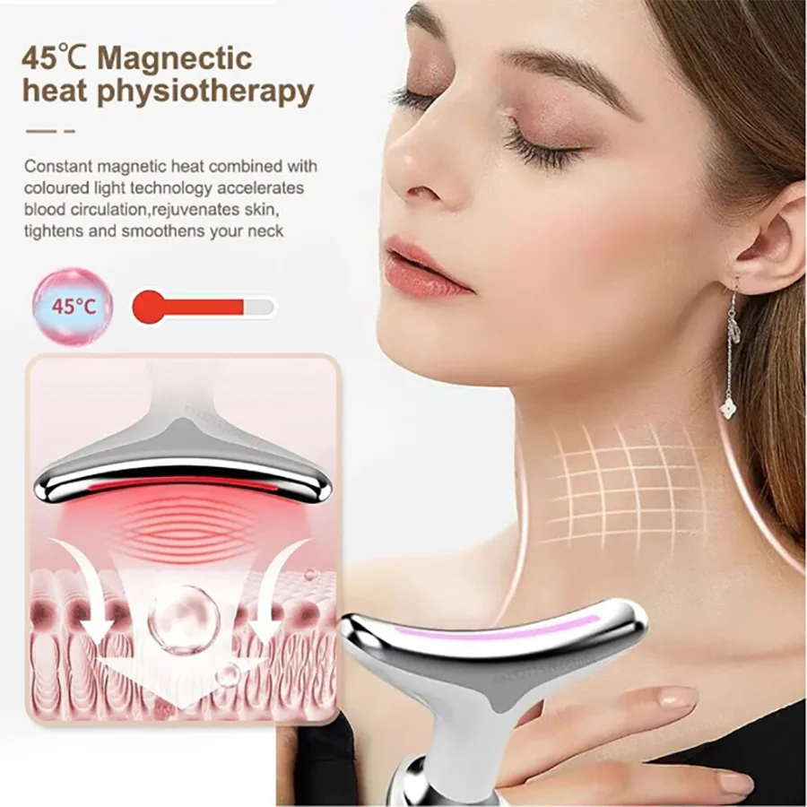 Facial and Neck Lifting Beauty Device, Facial and Neck Lifting Massage Tool, Makes You Look 20 Years Younger.