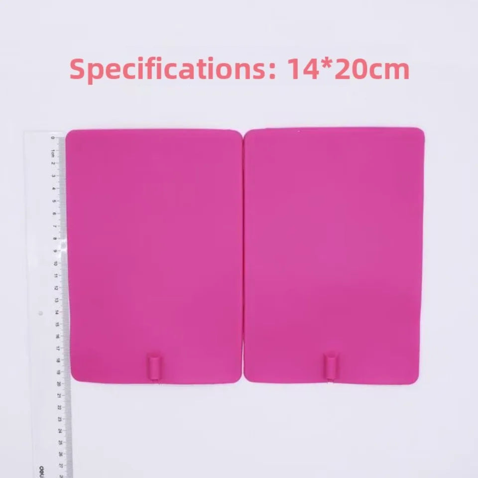 2PCS 14*20cm TENS Machine / Muscle Stimulator Massager Muscle Slimming Massage Patch Silicone Gel Electrode Pad with 2mm Plug