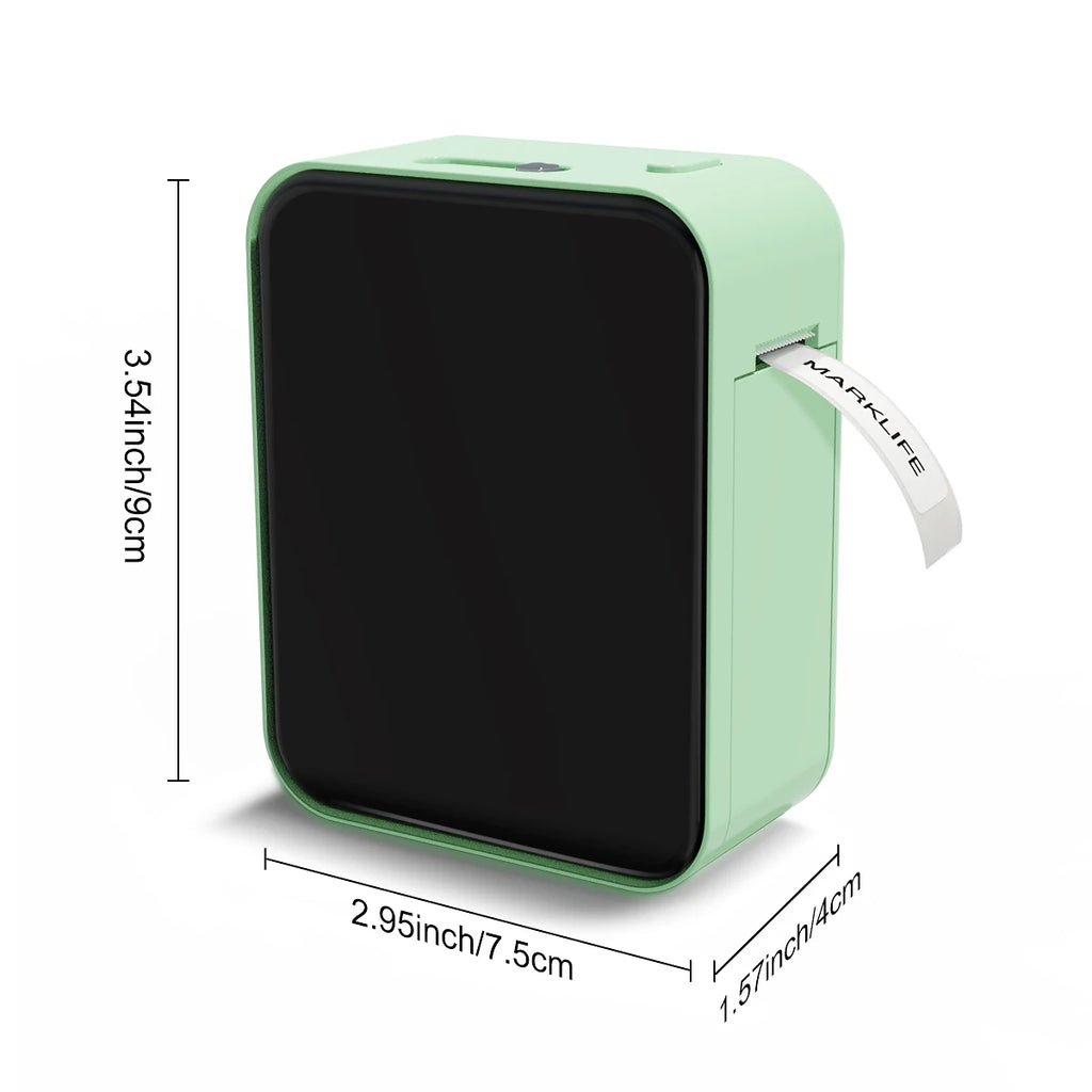 Marklife P15 Mini Label Printer Portable Thermal Printer Inkless Self-adhesive Paper Sticker Printing Machine Name Tag Labeller