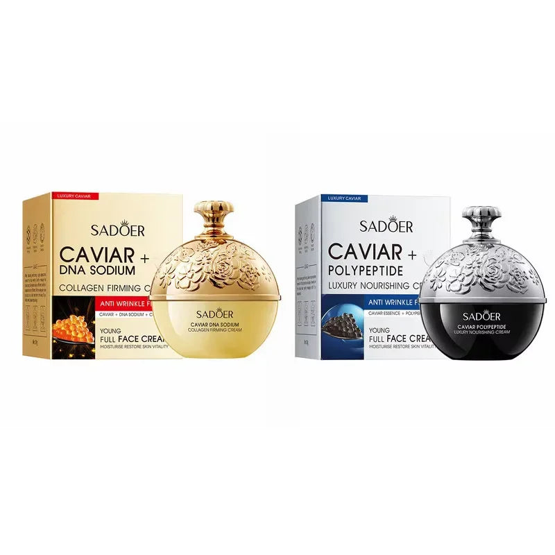 Face Cream Collagen Pearl Firming Lift Fade Fine Lines Caviar Moisturizing Smooth Brighten Korean Skin Care Product