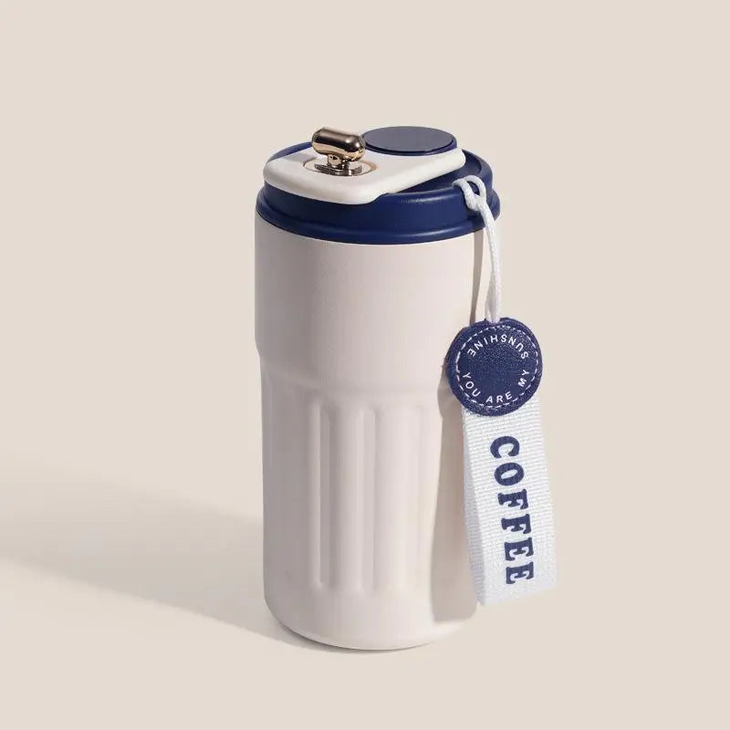 450ml Thermos Bottle Smart Display Temperature 316 Stainless Steel Vacuum Cup Office Coffee Cup Business Portable Thermal Mug