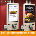 21.5'' Self-service Call System for McDonald's Kiosk Payment Method Credit Card Scanner Restaurant Self Ordering Kiosk