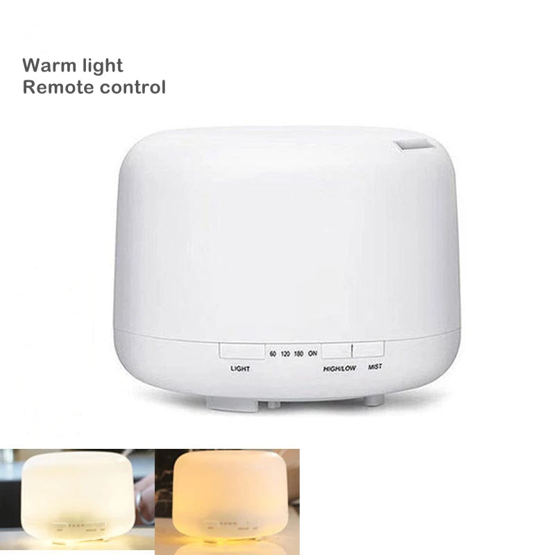 Aroma Diffuser Air Humidifier, Quiet 5-in-1 Premium Humidifier, Home Fragrance Aroma Diffuser with 7 LED Color Changing Light