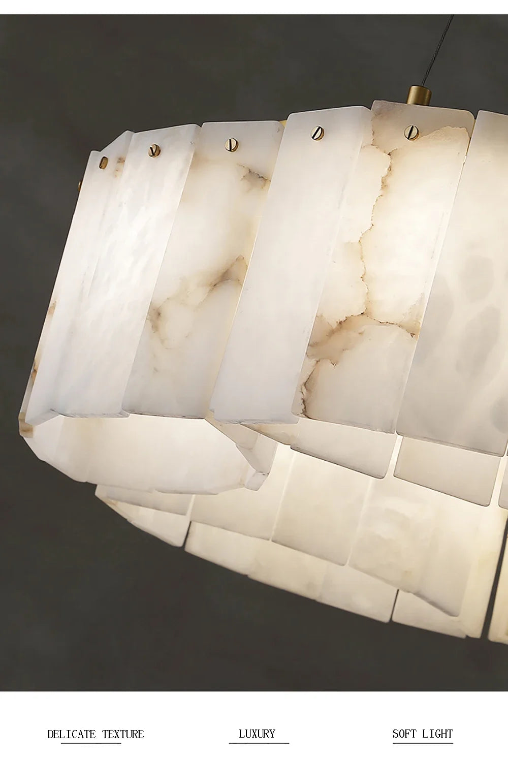 Modern Light Luxury Natural Marble Ceiling Pendant Lamps Home Decor Appliance Hanging Lamps Brushed Matte Gold Lighting
