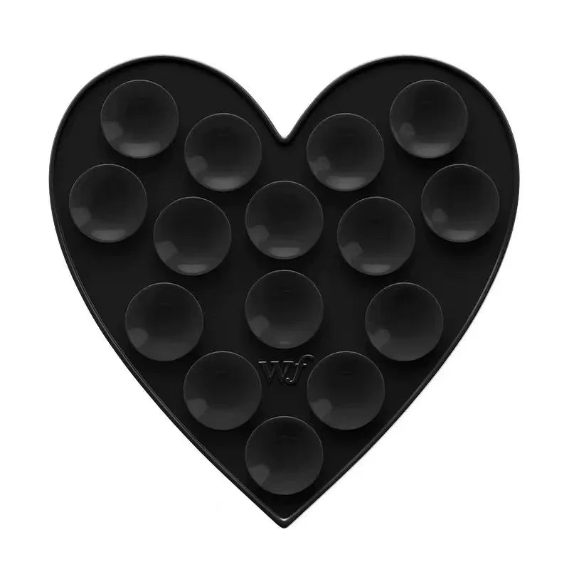 Wildflower Strawberry star Pink Love Heart Silicone Suction Multifunctional Suction Cup Stand Anti-Slip wf Mount Back Sticker﻿﻿