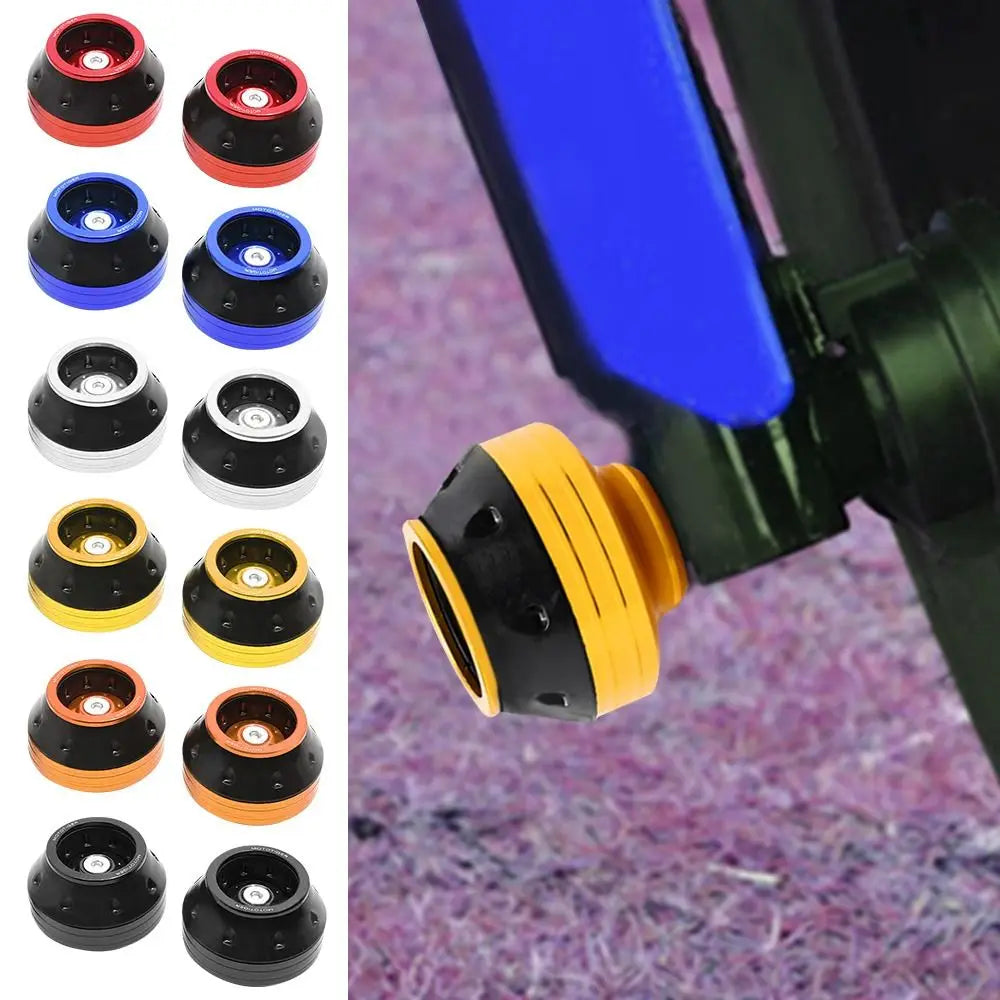 Durable Electric Scooter Accessories Aluminum Alloy Anti Crash Protector Shock Absorption Slider Cups Protection Pads