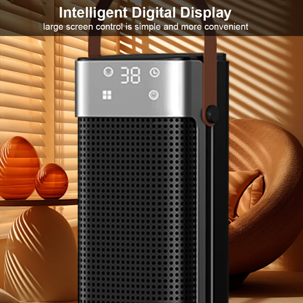 Electric Heater 2000W Heating Fans Portable Electric Space Heater PTC Fan Heater Household Hot Air Blower with Remote Control