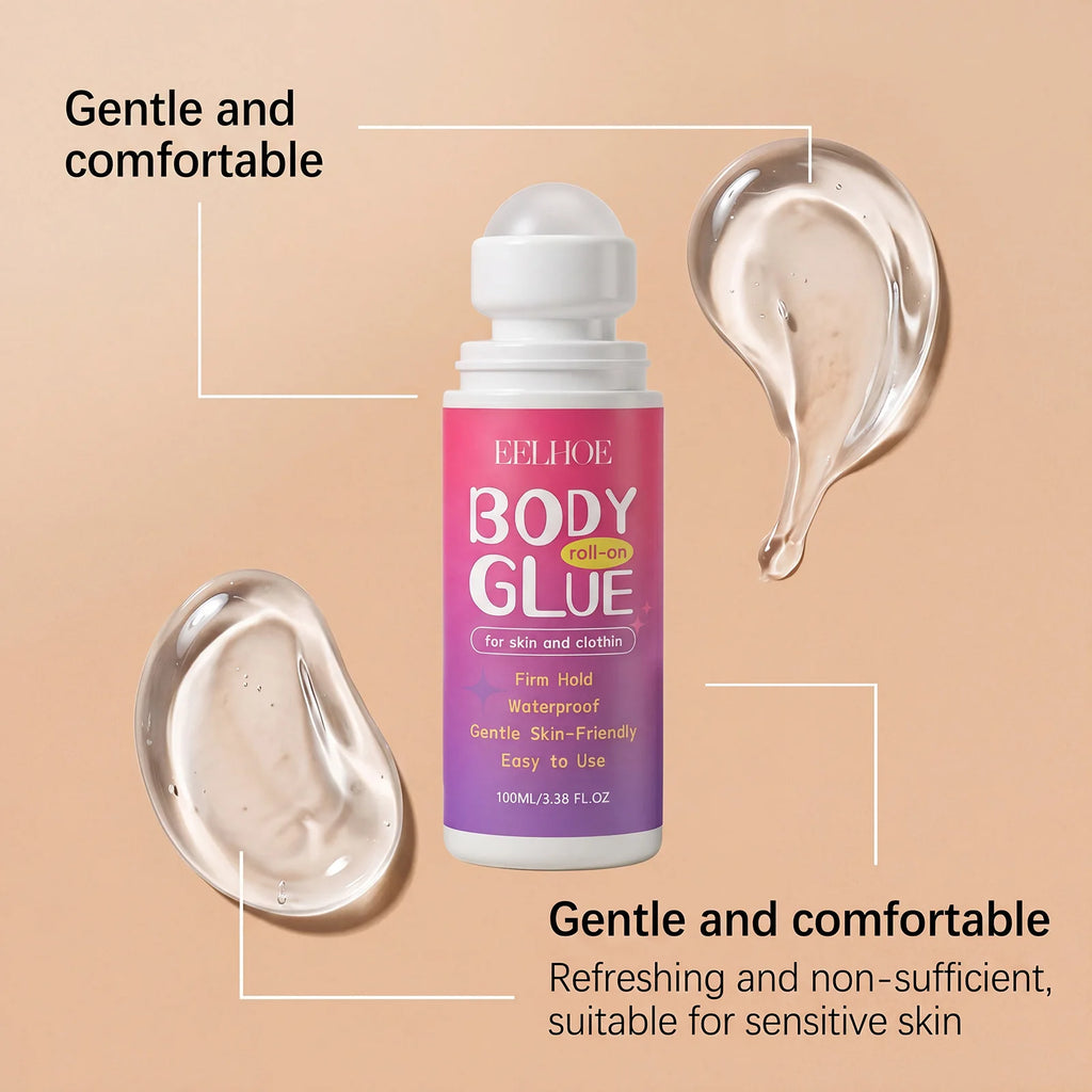 Body Roller Ball Glue, Gentle and Moisturizing, Smooth to Apply, Skin-Friendly and Comfortable, Refreshing on the Skin, Not Stic