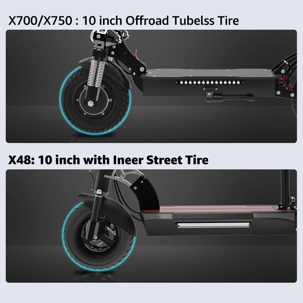 Single/Dual Motor Electric Scooter for Adults Max Speed 85km/h 500-6000W 30-100KM Range Foldable E-Scooter 10inch 11inch Tire