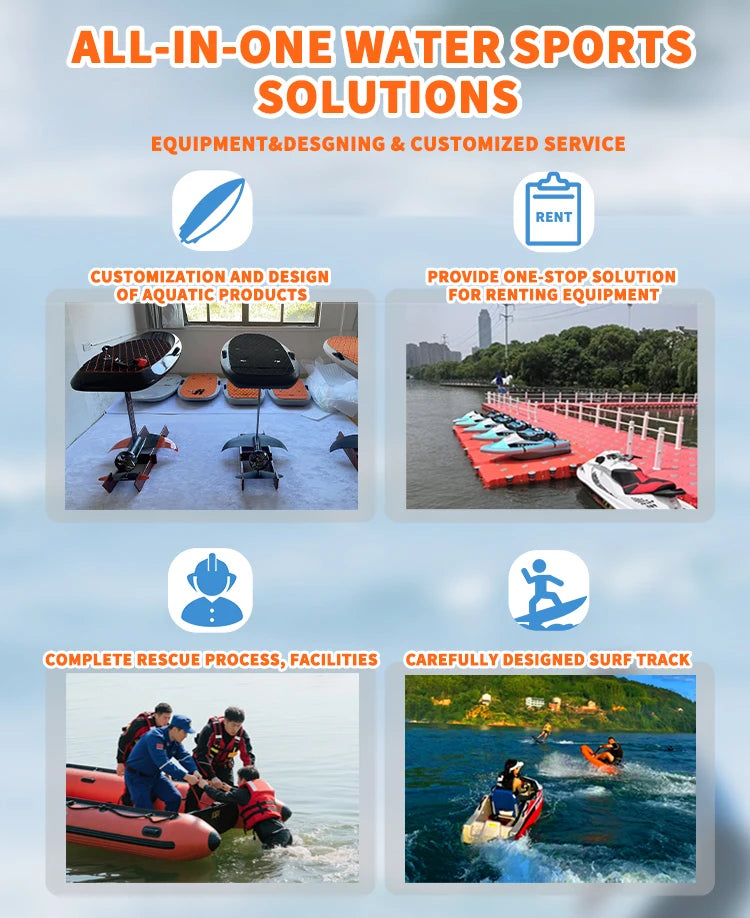 Electric Hydrofoil Board High Performance Standing Water E-Foil For Ocean Surfing