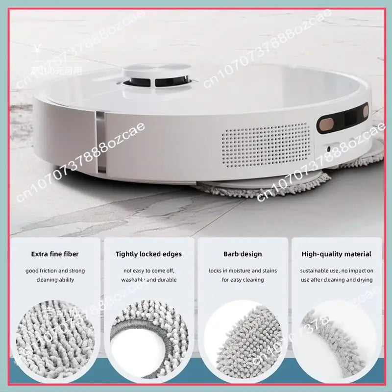 A26P Wipes For Ecovacs Deebot T30 Pro Omni, T30S Pro, X5, X2,T50 Omni, T50 Pro,Robot Vacuum Cleaner,Reusable Replacement Mop
