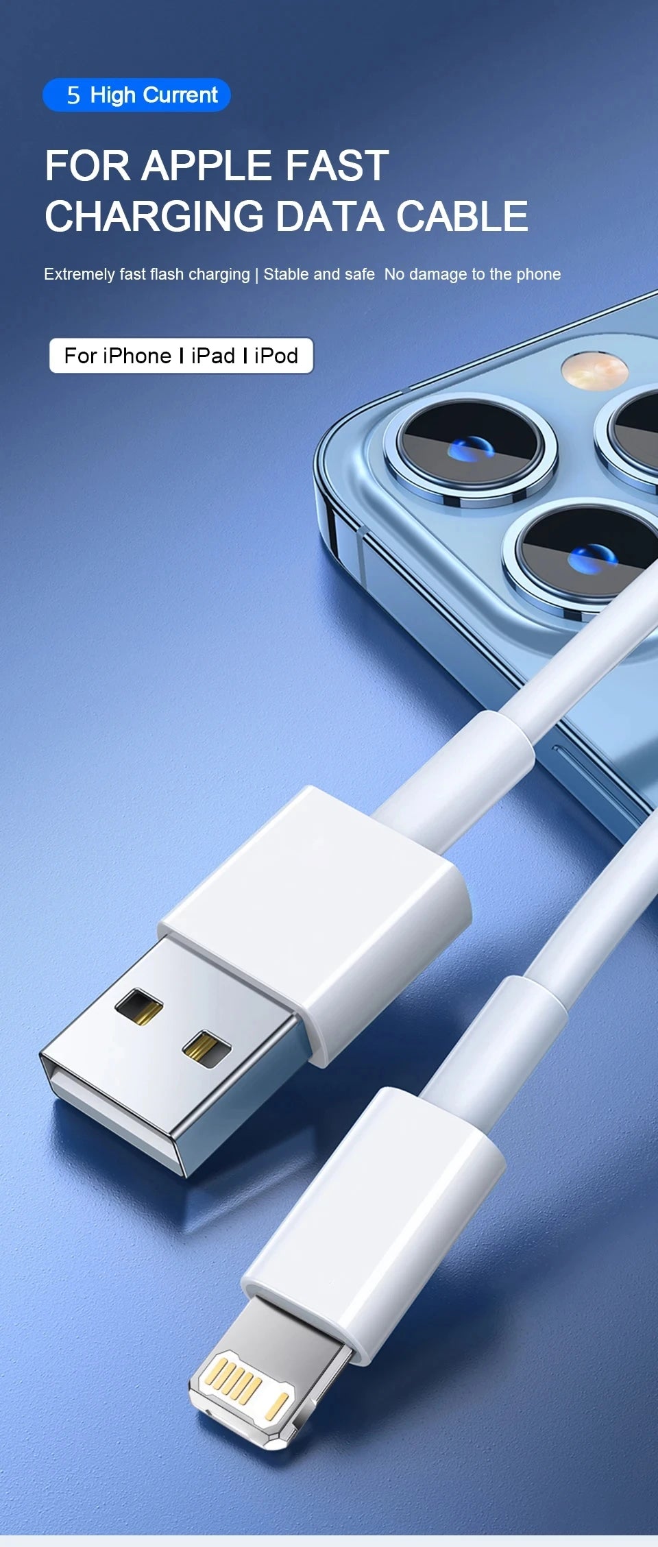 PD 35W USB Cable For iPhone 14 13 12 11 Pro Max 7 8 14 Plus XS XR Fast Charging USB C Cable Charger Date Wire Accessories