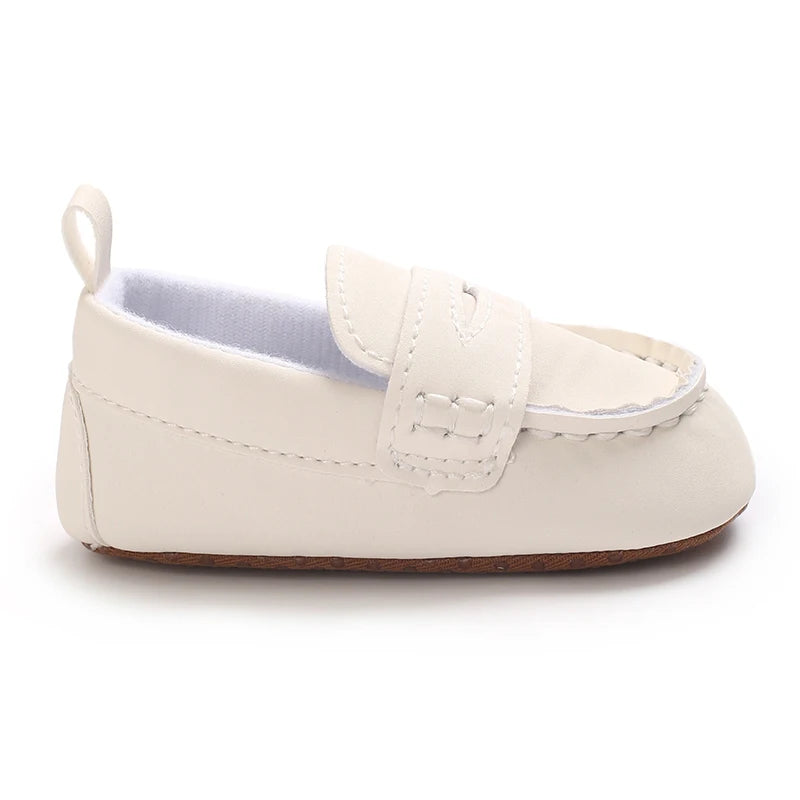 Solid Color Baby Casual Soft Soled Walking Shoes Suitable For 0-1 Year Old Infants And Toddlers Bean Shoes And Forefoot Shoes