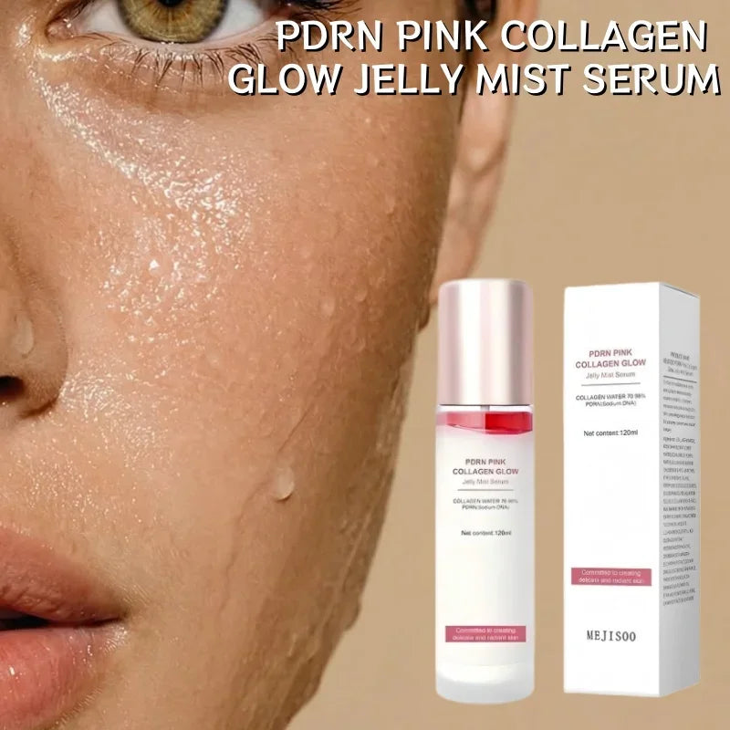 PDRN Hydrating Essence Mist Toner Brightening Revitalizing Women Facial Spray Moisturizer Plant Extract Daily Face Glow Care