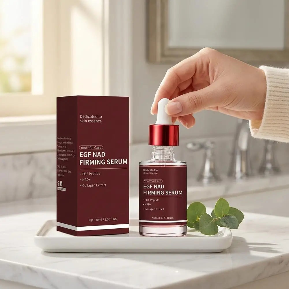 NAD+ Hydrating & Firming Essence for Wrinkles, Fine Lines & Dull Skin, Natural Moisturizing Face Serum for Radiance  Skincare