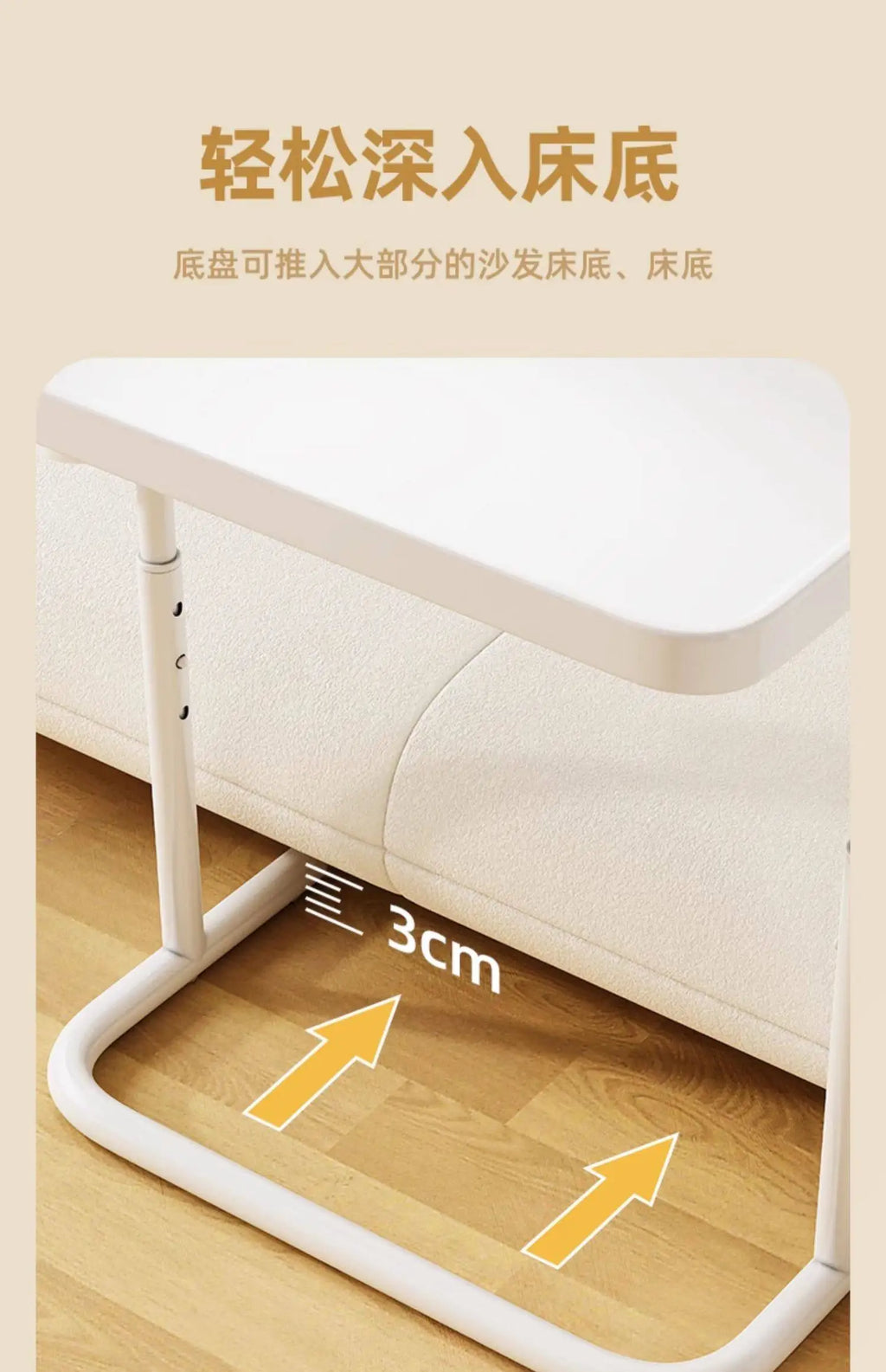 Mobile Modern Table Adjustable Workstations Side Small Coffee Table Apartment Occasional Mesa Centro Elevable Home Furniture