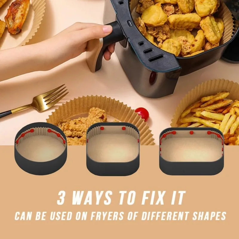 Air Fryer Magnet Silicone Buckle Silicone Air Fryer Liner Fixing Buckle Prevent Paper Shift and Burn Reusable Accessories