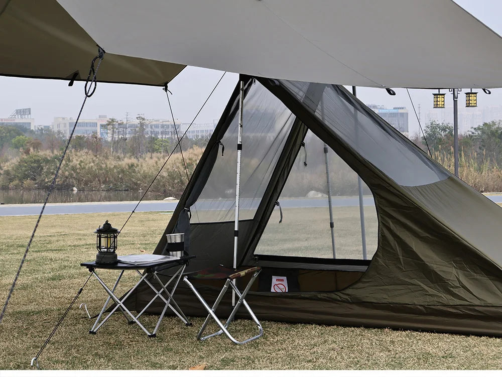 Airy 1 Mesh Tent Trekking Pole Tent Lightweight Solo Tent Camping Tarp Tent Hiking backpacking Single One Person Tent Shelter