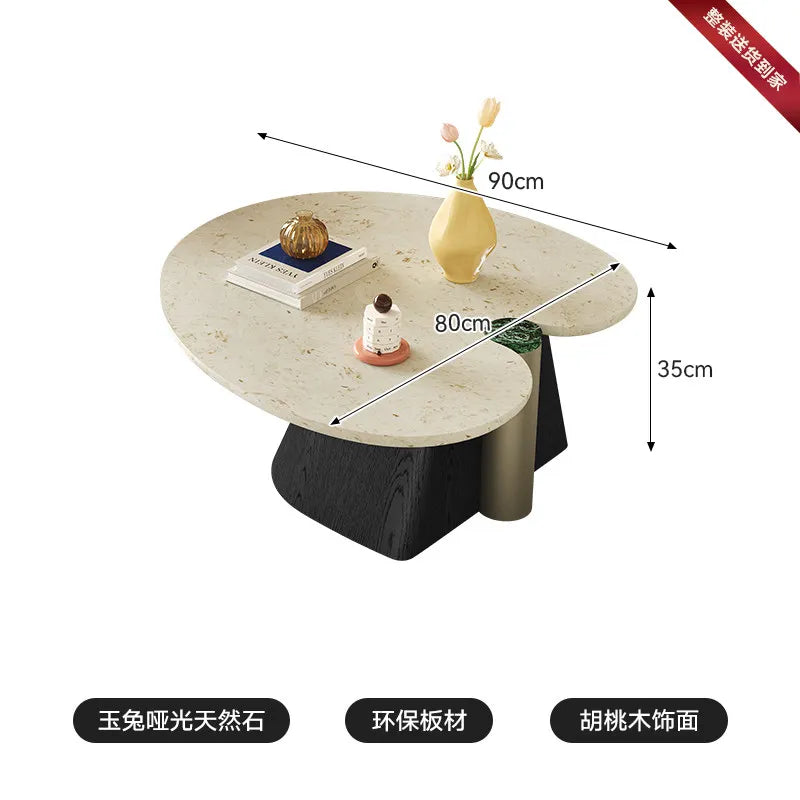 Modern Side Table Small Basses Hotel Irregular Coffee Table Garden Apartment Mesa De Centro Sala Japandi Style Furniture