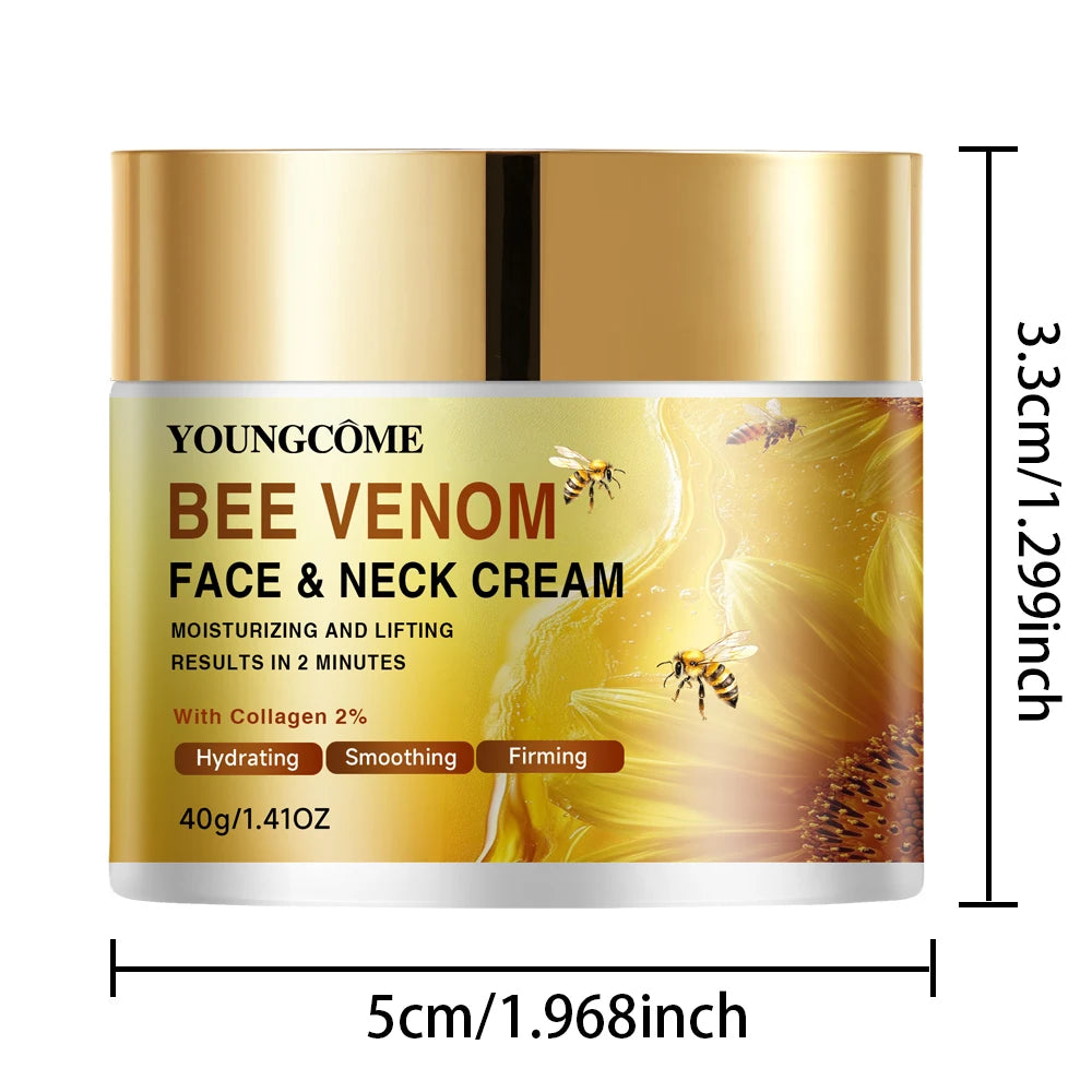  YOUNGCOME Bee Venom Face Cream Firm Lifting Soothing Lighten Redness Repair Damaged Skin  Barrier Brighten Nourish Face Cream