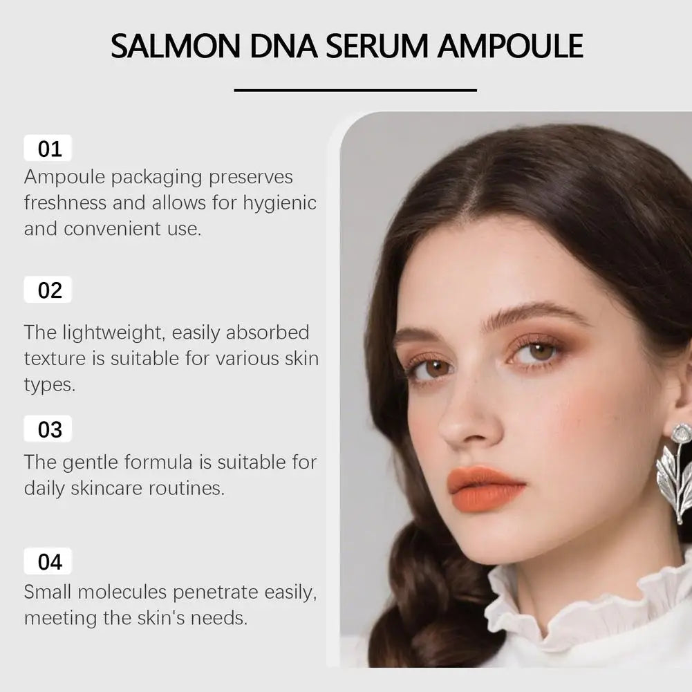 Bottled Skincare Serum Salmon Dna Ampoule Serum Collagen Deeply Moisturizing Essence Effectively Soothes 35/50ml