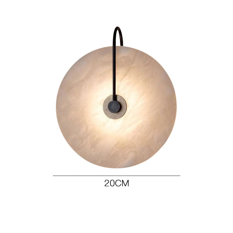 Modern Marble Led Wall Lamps Surface Mounted Led Wall Light Sconces Black Lighting Fixture Decoration Bedroom Foyer Loft Lamps