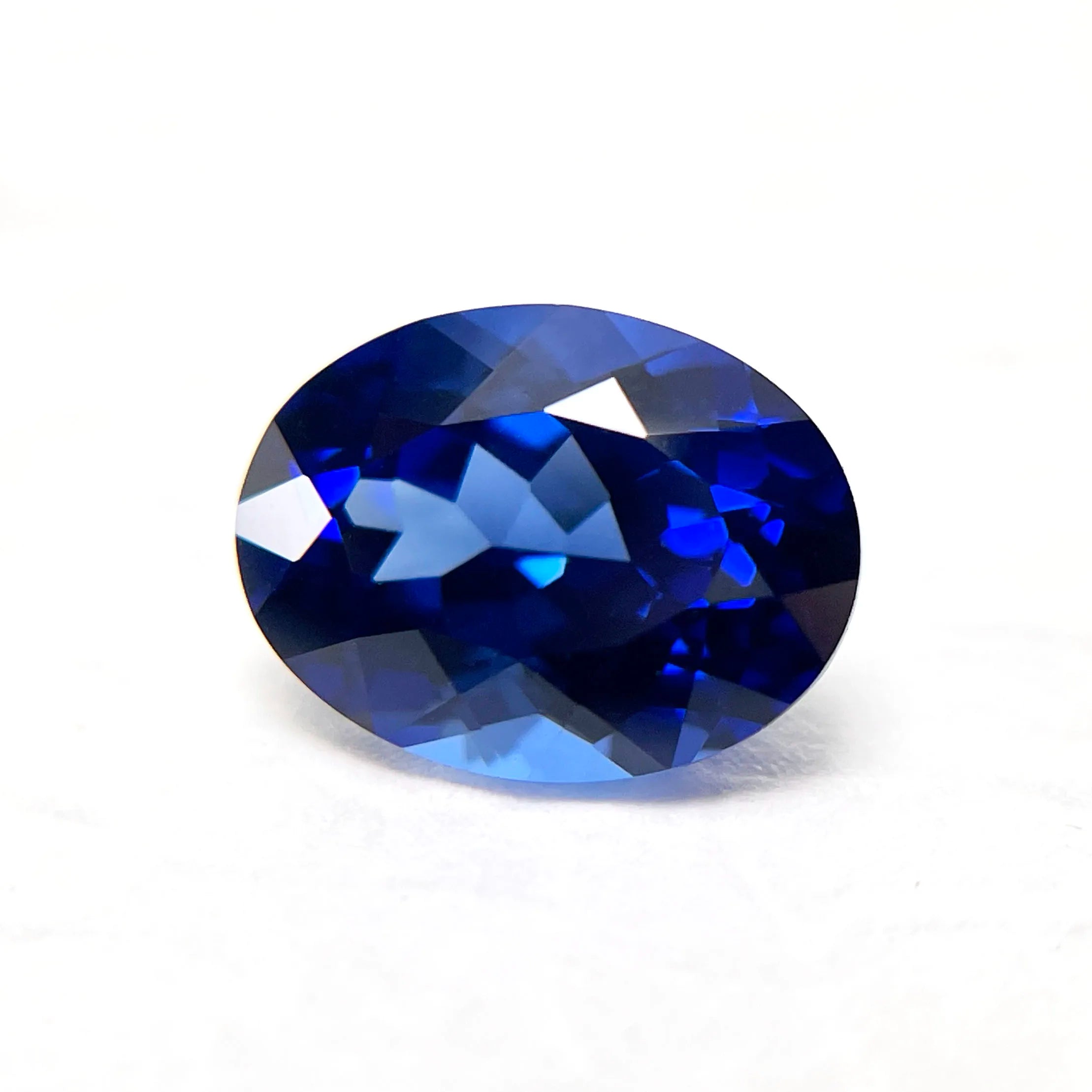 ABCLab Grown Sapphire Royal Blue Color Multiple Cuts Available Gems For Jewelry Setting&Custom Design Selectable Certificate